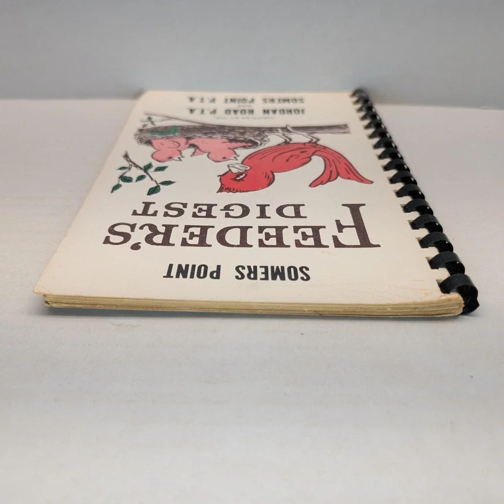 Feeder's Digest Community Cookbook Jordan Road PTA‎ Somers Point NJ 1969